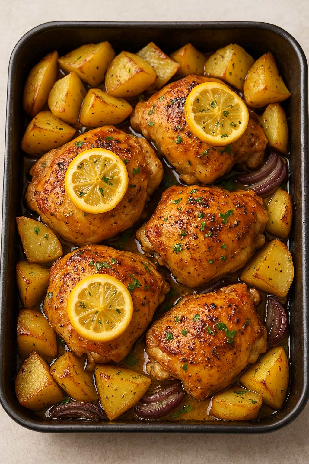 🐔🍋 Piletina sa limunom i krompirom iz rerne