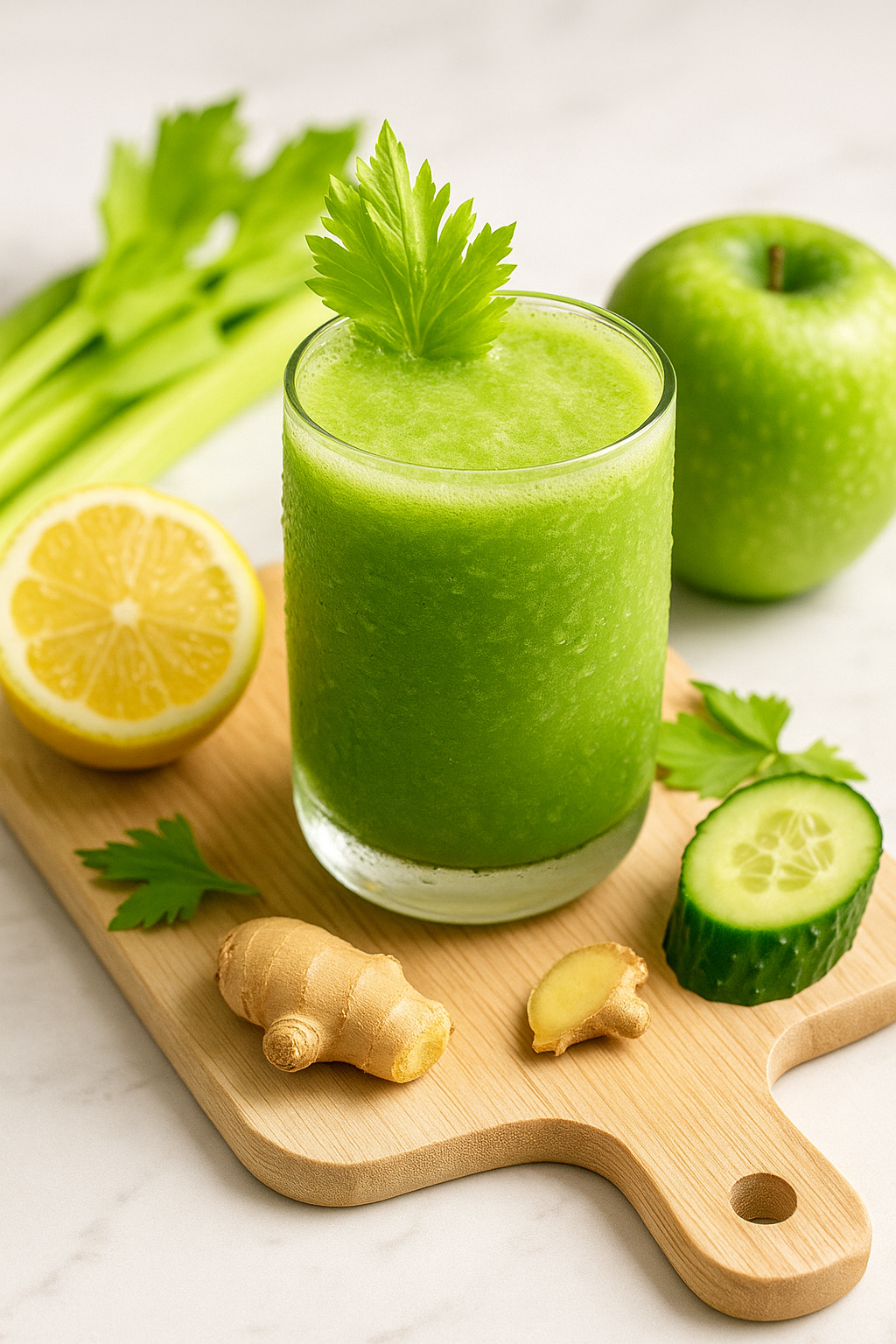 🥒🍏 Zeleni Detox Sok od celera, krastavca i jabuke