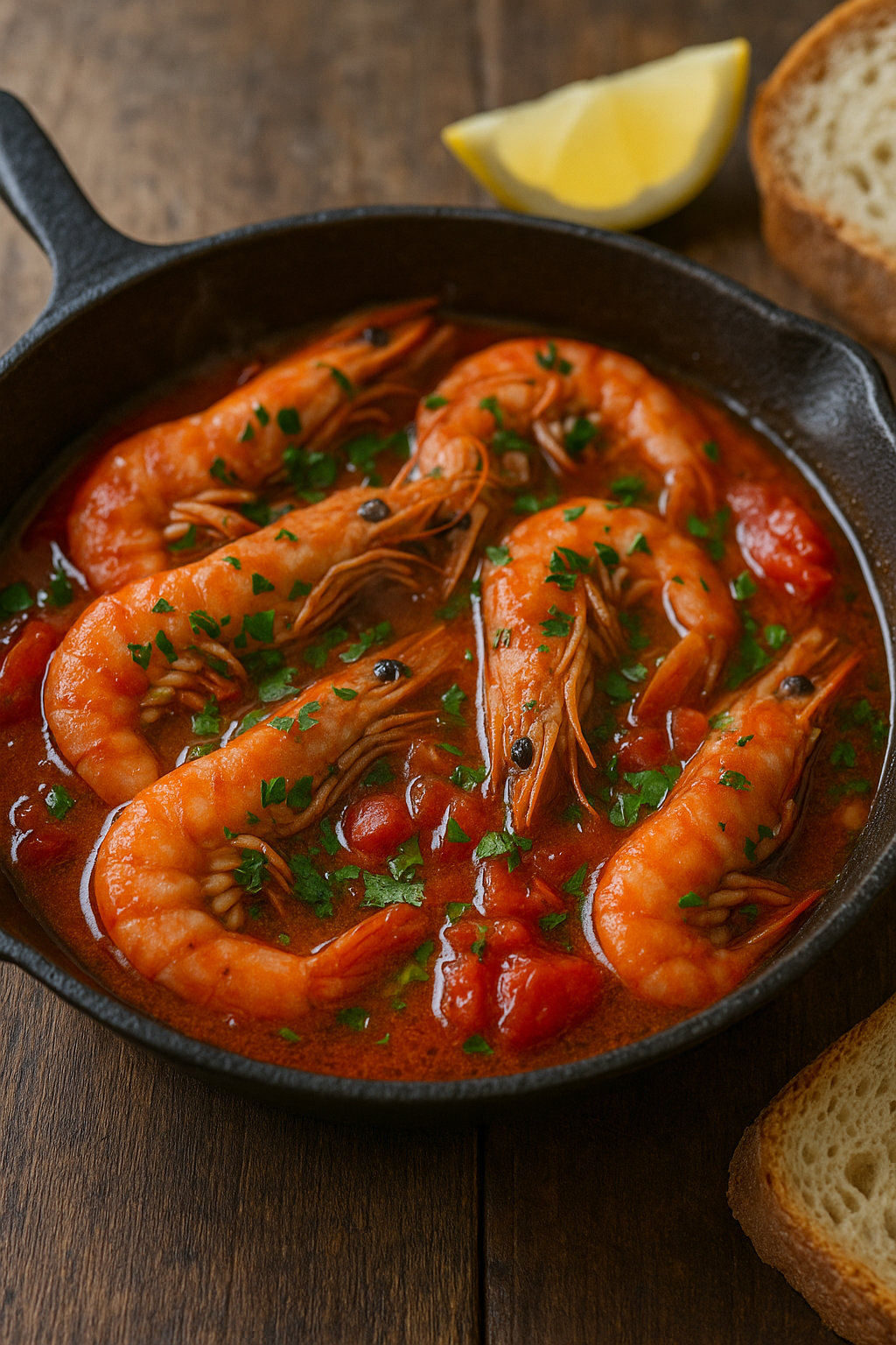 🍤🍅 Škampi na buzaru