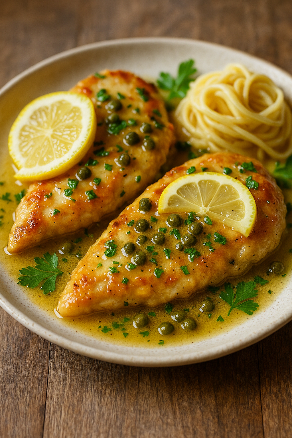 🍋🧈 Piletina pikata (limun & kapari sos)