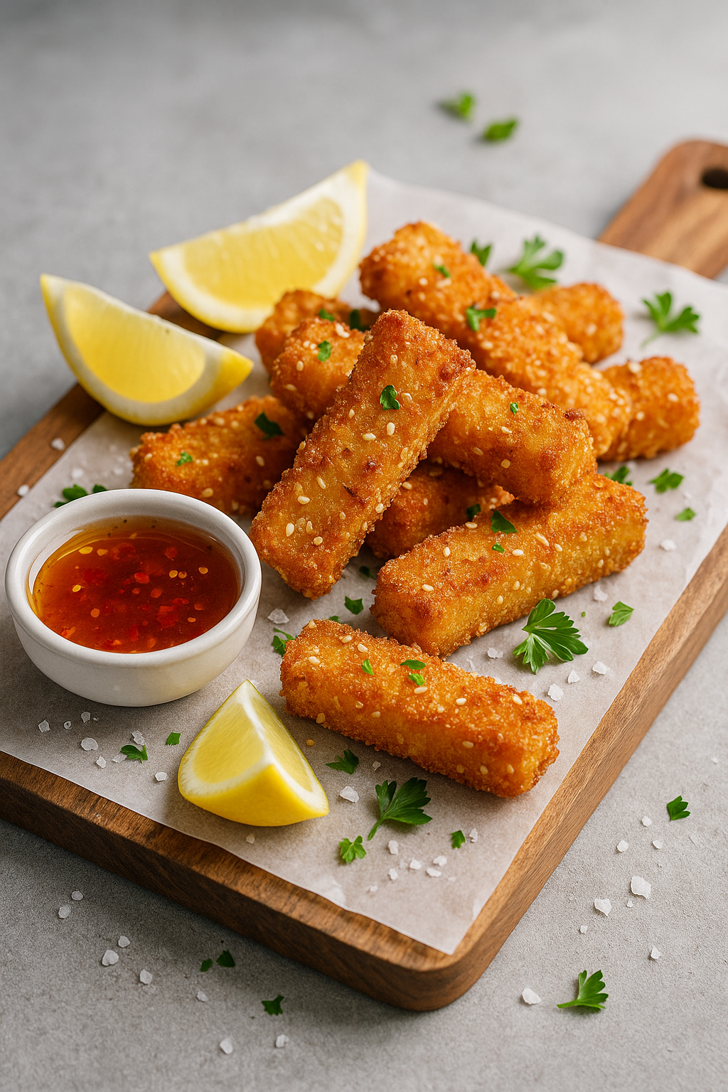 🔥🧀 Hrskavi halloumi štapići sa med-limun čili glazurom