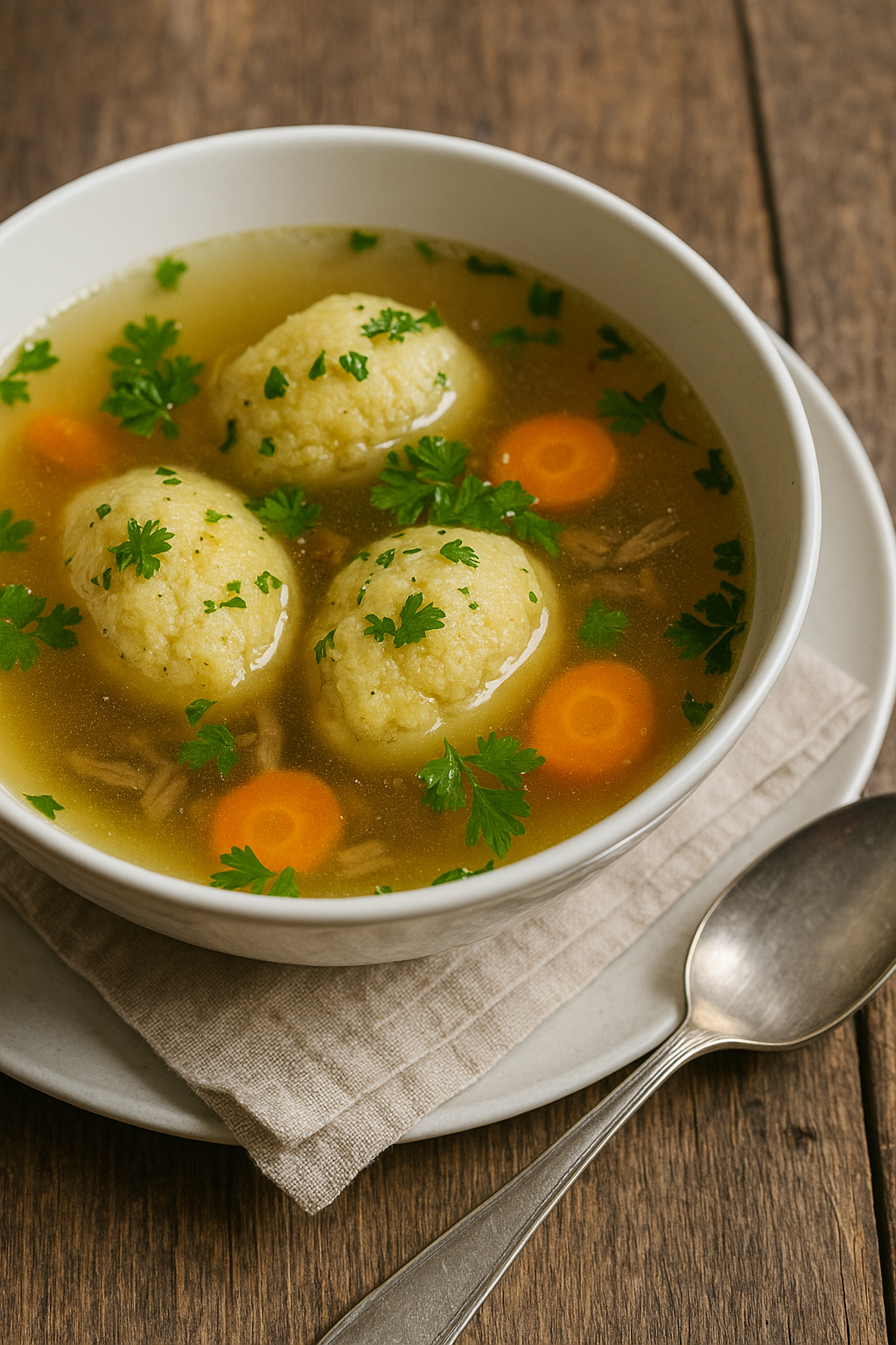 🍖🥣 Bistra goveđa supa sa griz knedlama