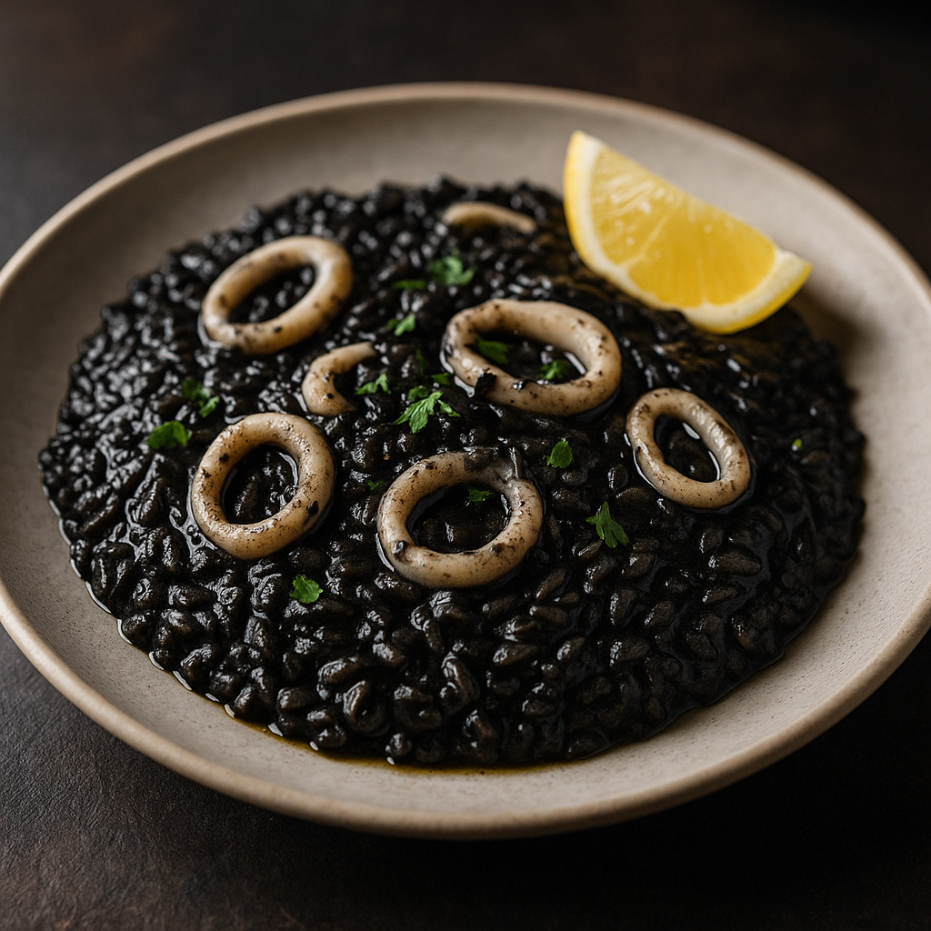 🖤🍤 Crni rižoto od sipe (lignje)