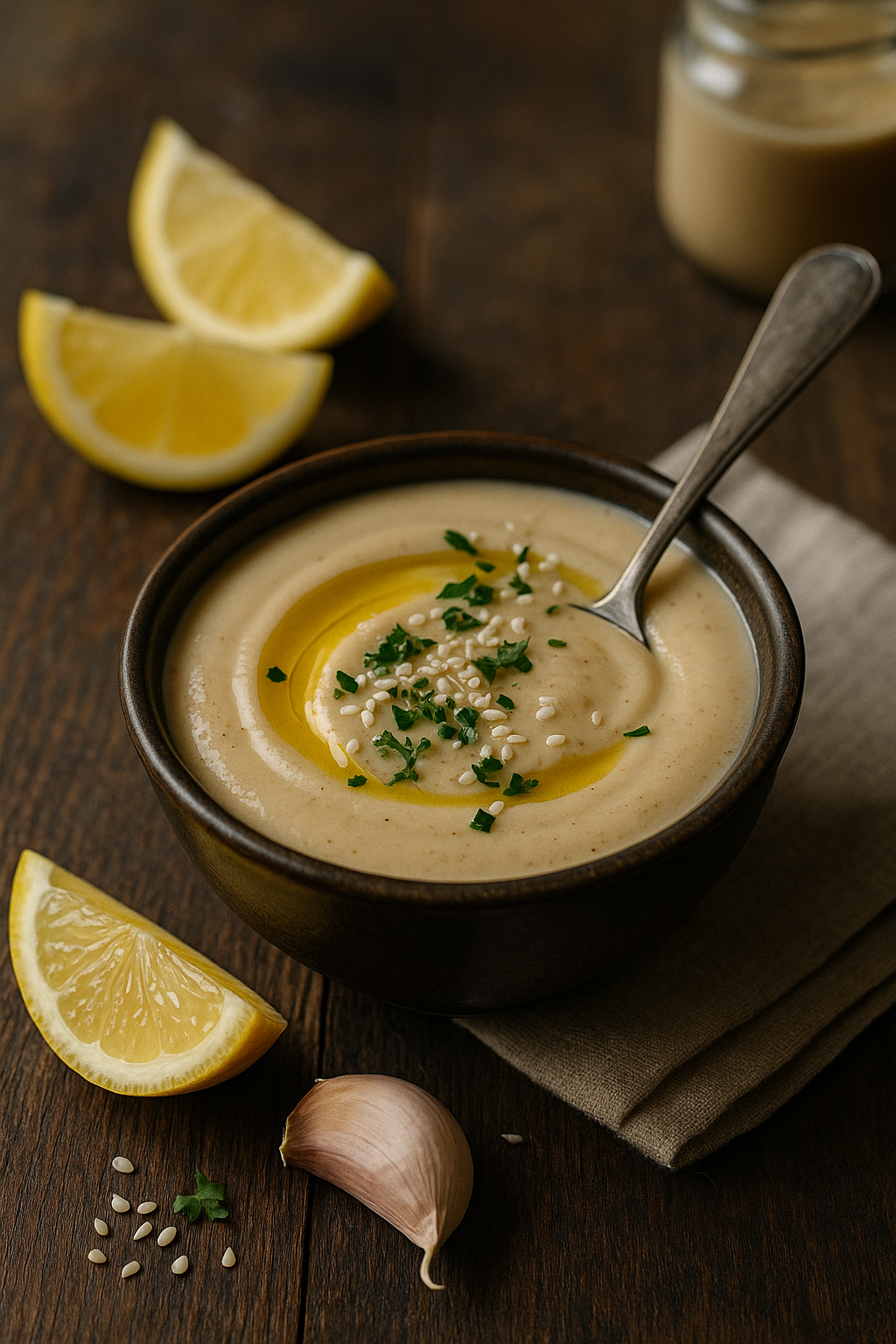 🌰🍋 Tahini–limun sos (kremasti, za falafel, pečeno povrće & ribu)