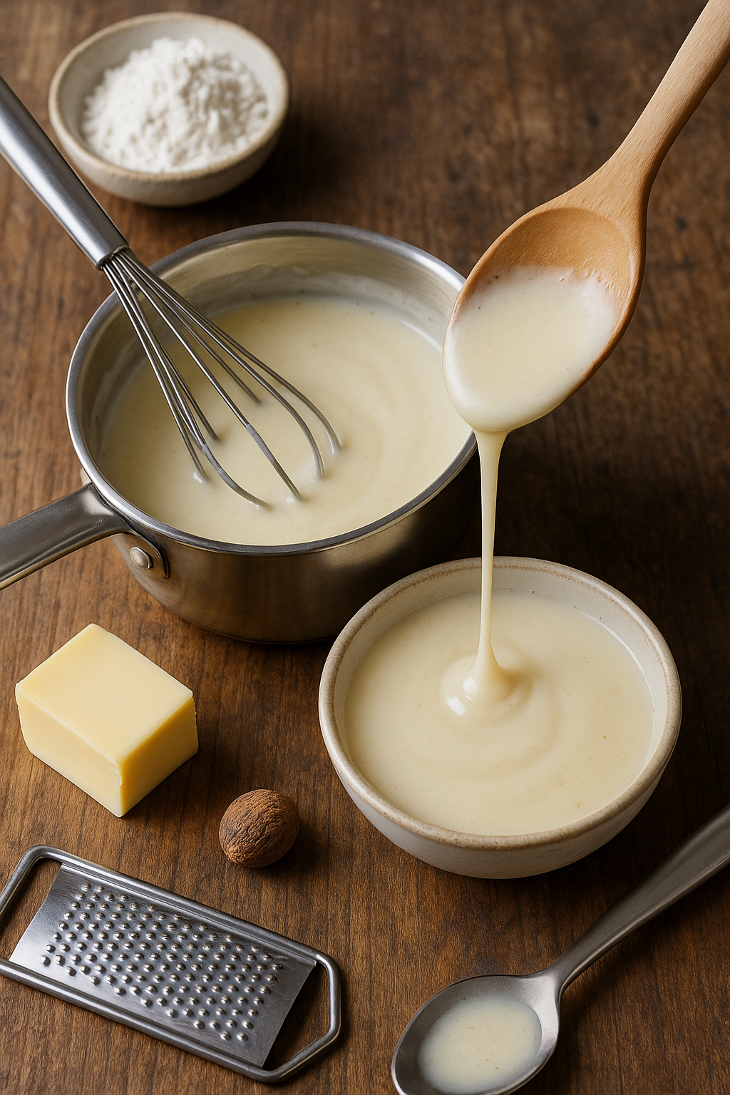 Bešamel sos – skuvaj savršeno gladak preliv bez grudvica ✨🍶