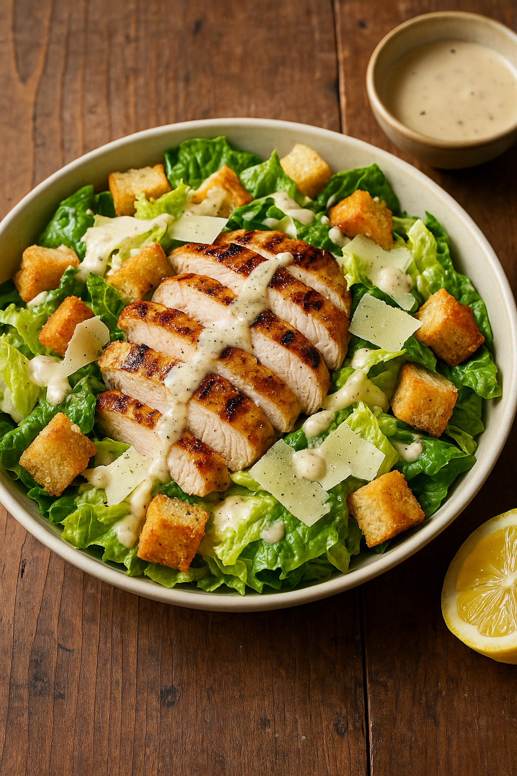 Cezar salata sa piletinom – napravi hrskavu klasiku kod kuće 🥗🐔