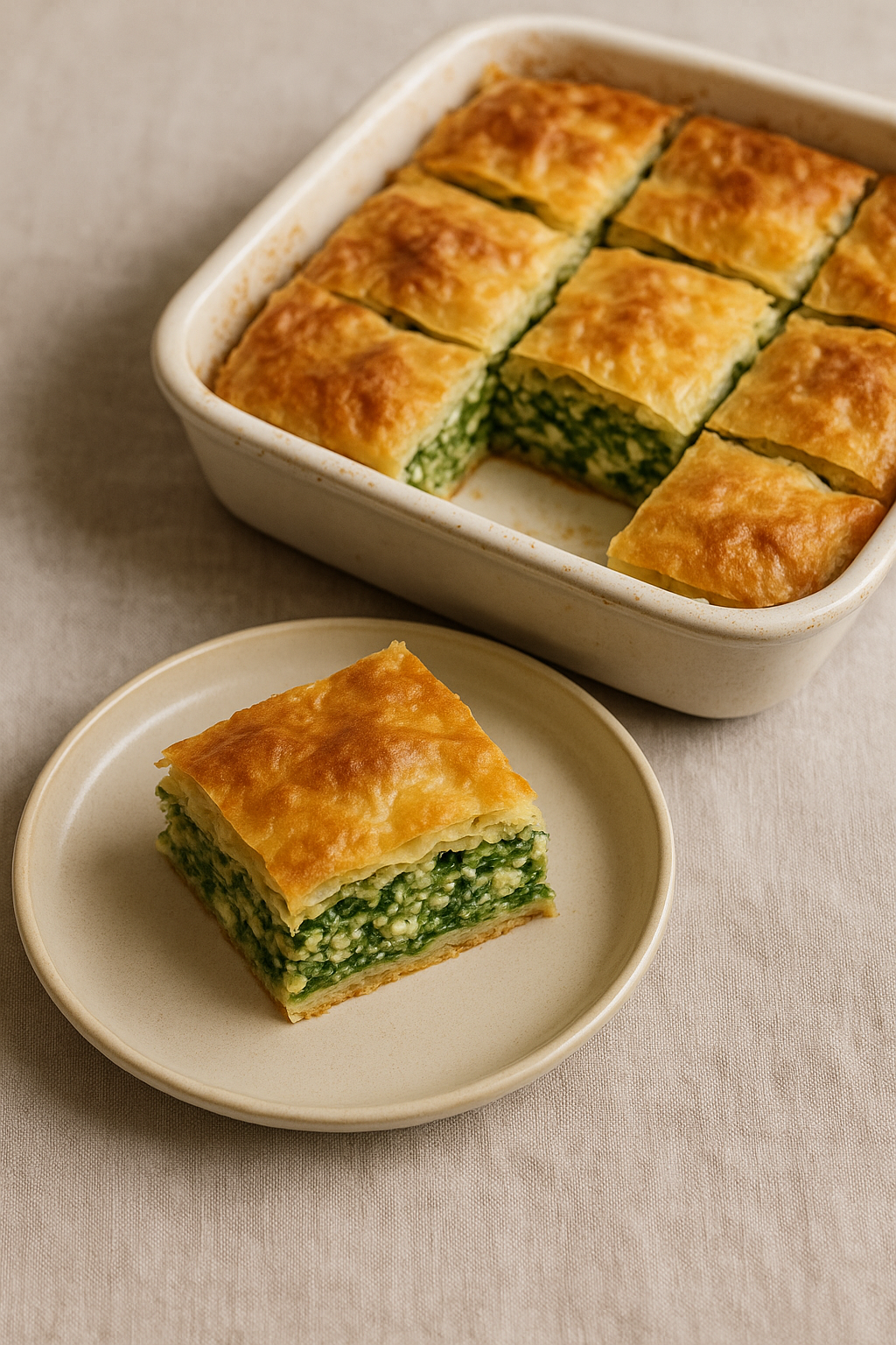 Zeljanica sa spanaćem – razvuci, složi i zapeči 🥬🥟