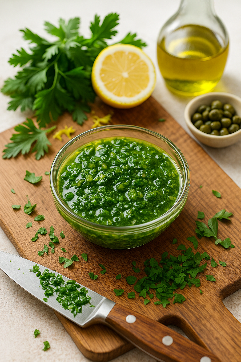 Salsa verde od peršuna – umuti zeleni sos za 5 minuta 🌿🍋