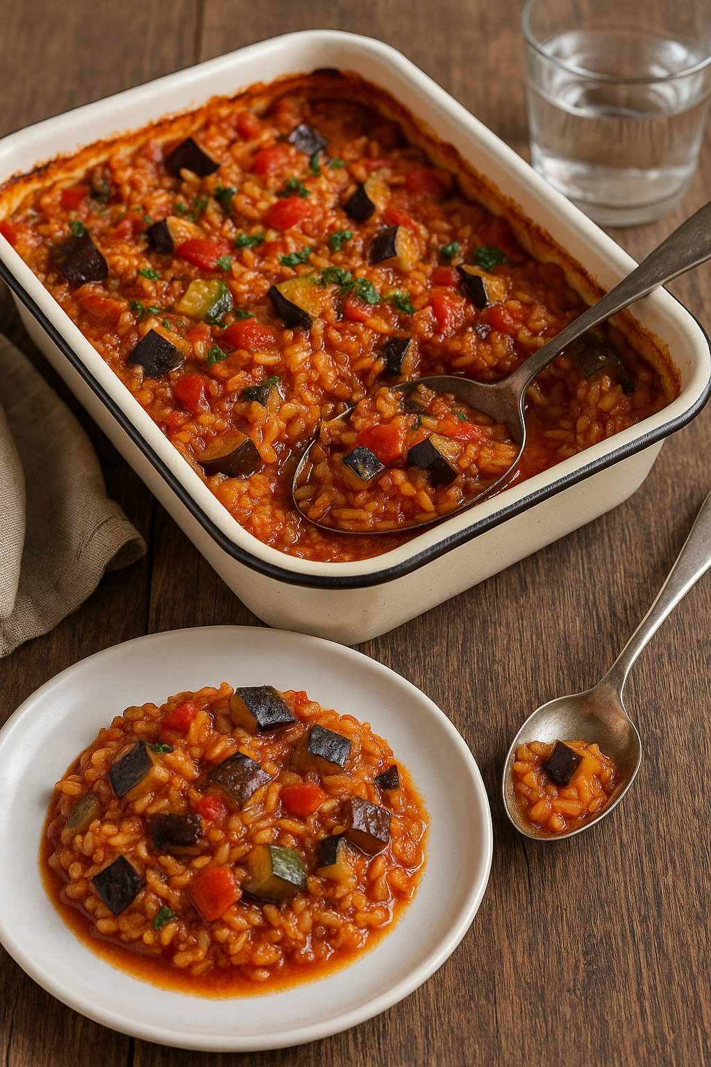 Đuveč od povrća iz rerne – složi i zapeči do zlata 🍆🍅