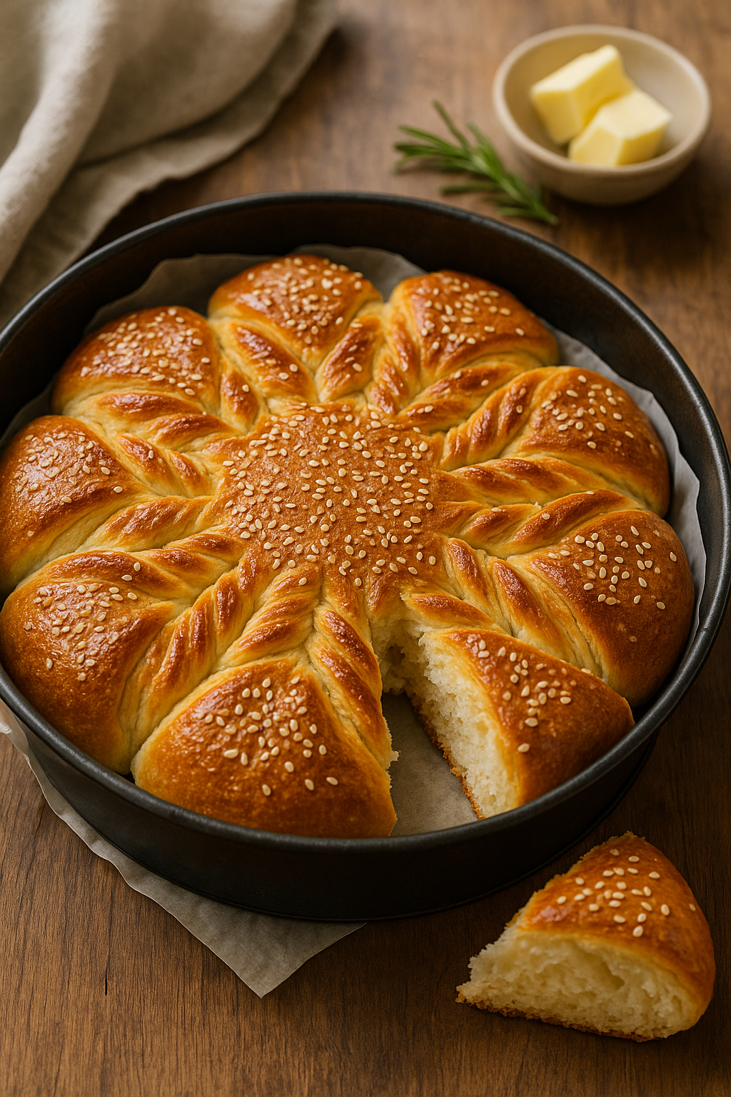 Domaća pogača – razvuci, prepleti i zapeči do zlata 🥖✨