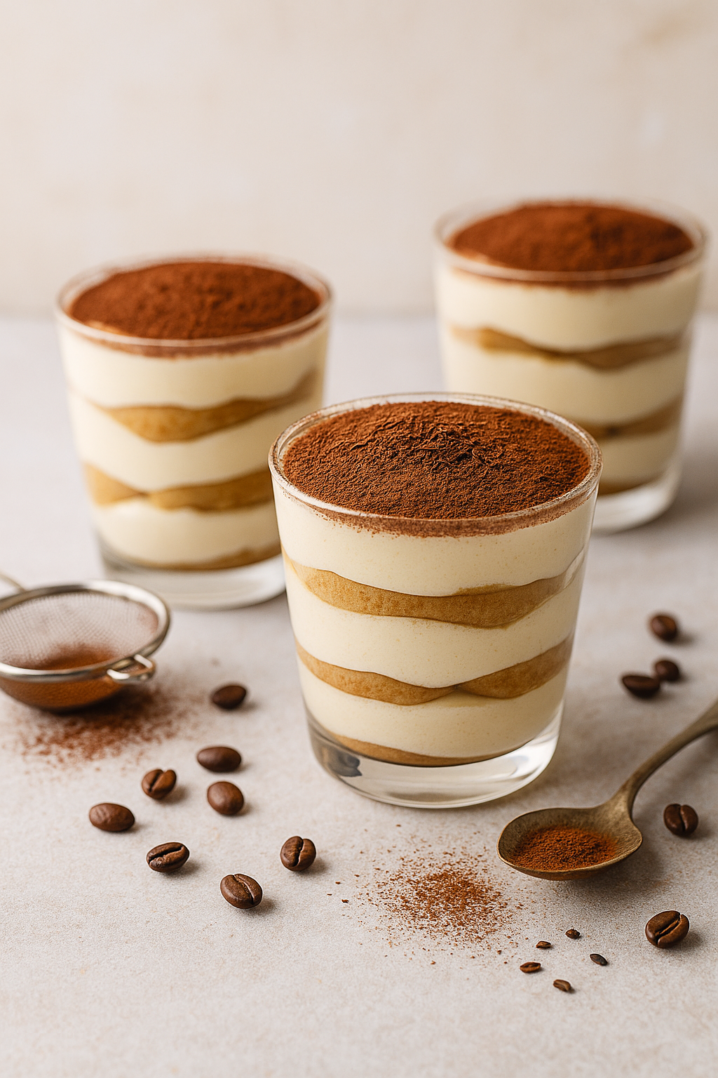 Tiramisu u čašama – složi kremaste slojeve za 20 minuta 🍮☕