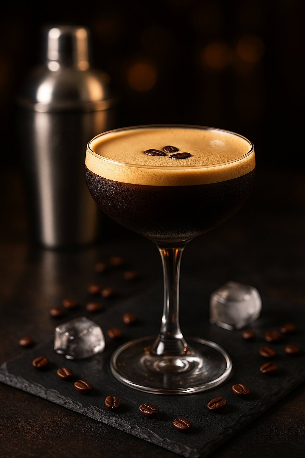 Espresso martini – protresi 15 sekundi i natoči baršunastu penu ☕🍸