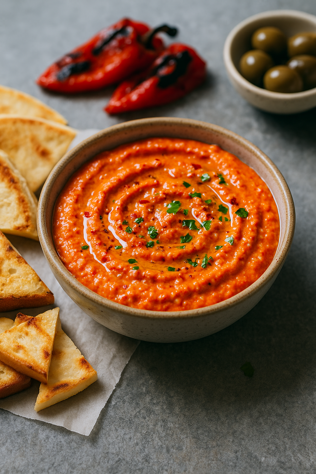 Namaz od pečenih paprika i fete – umuti meze za 5 minuta 🔥🧀
