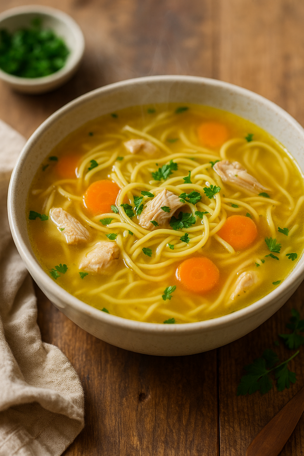 Domaća pileća supa sa rezancima – skuvaj bistru, zlatnu supu kod kuće 🍲🐔