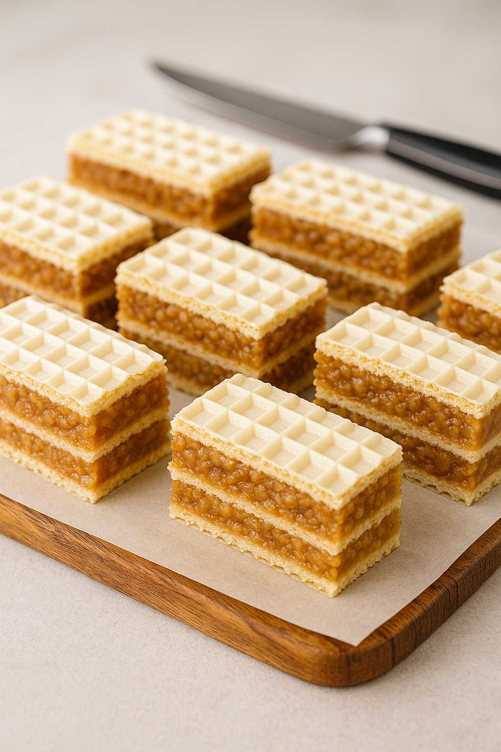 Posna oblanda sa orasima i karamel filom – složi, prelij i pritisni 🍯🌰