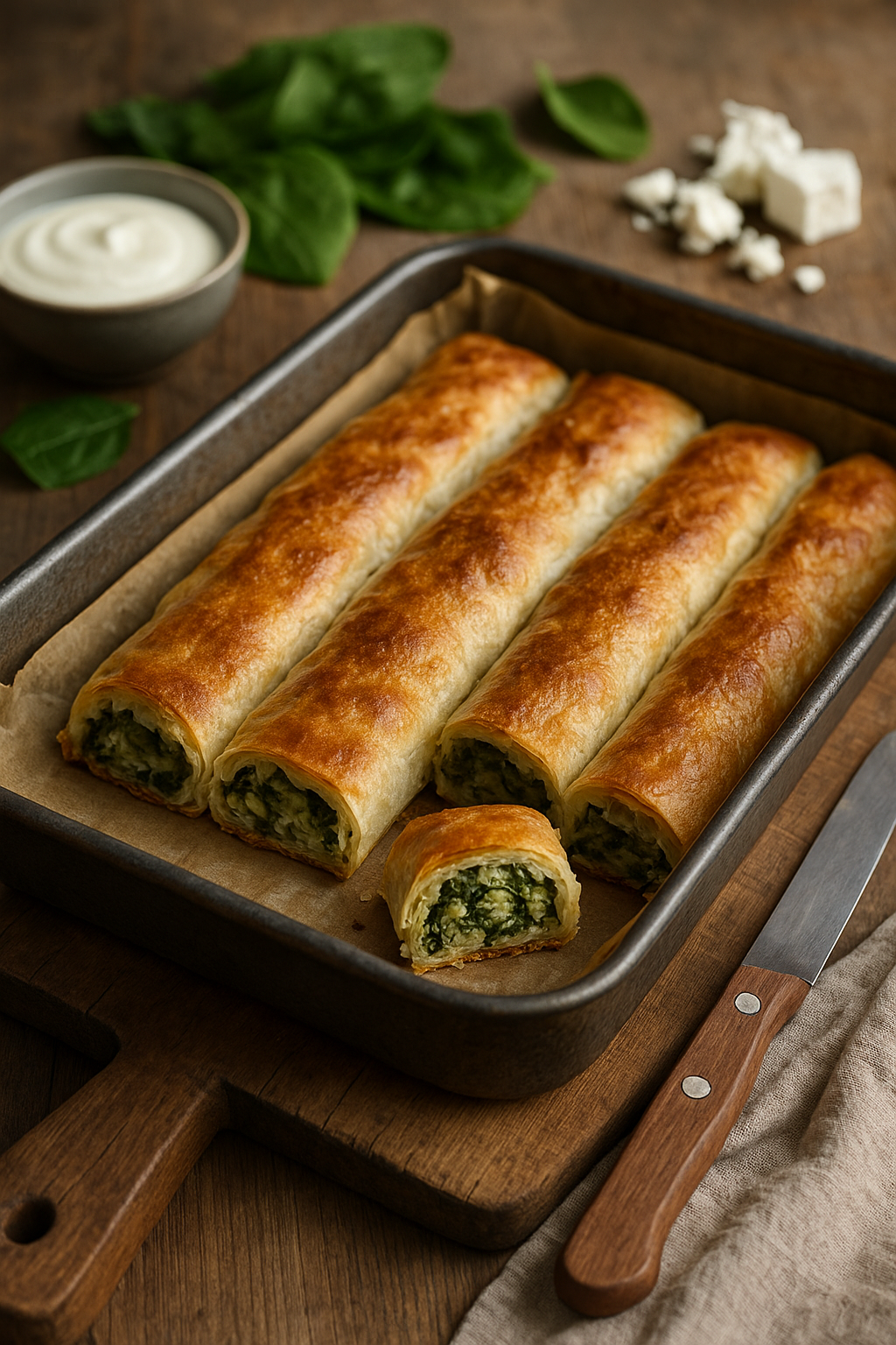 Zeljanica – pita sa spanaćem i sirom: urolaj, prelij i zapeči 🥬🥧