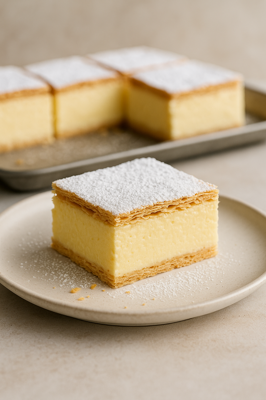 Krempita sa lisnatim testom – skuvaj vanila krem, složi i ohladi 🍰✨