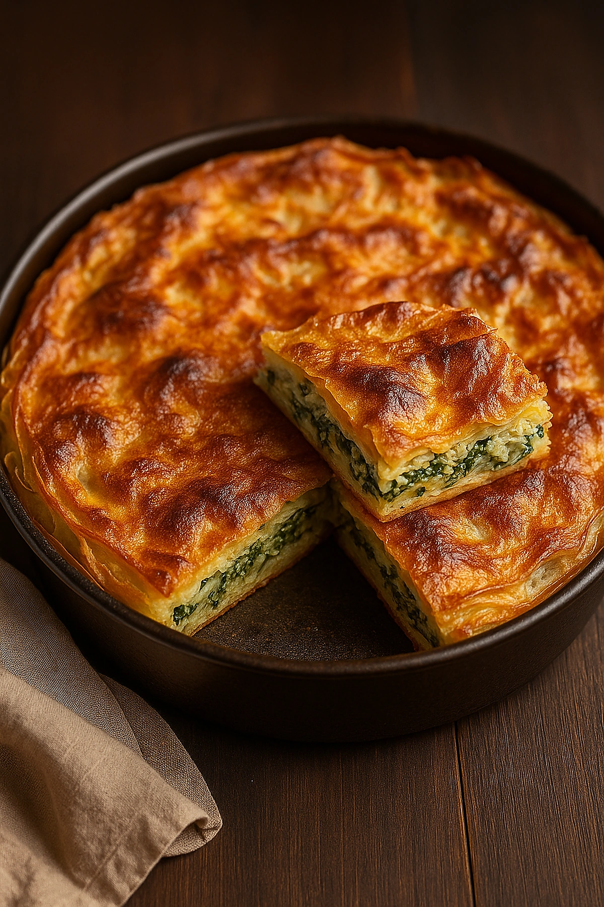 Zeljanica sa domaćim korama – miris detinjstva, zvuk pucketanja u rerni 🥬🥧