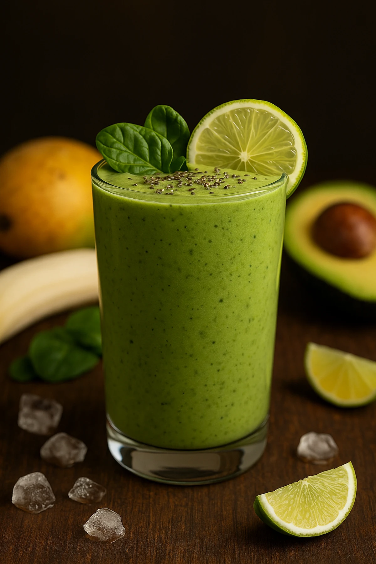 Zelena smuti bomba – energetski start sa ukusom tropskog voća 🥭🥬