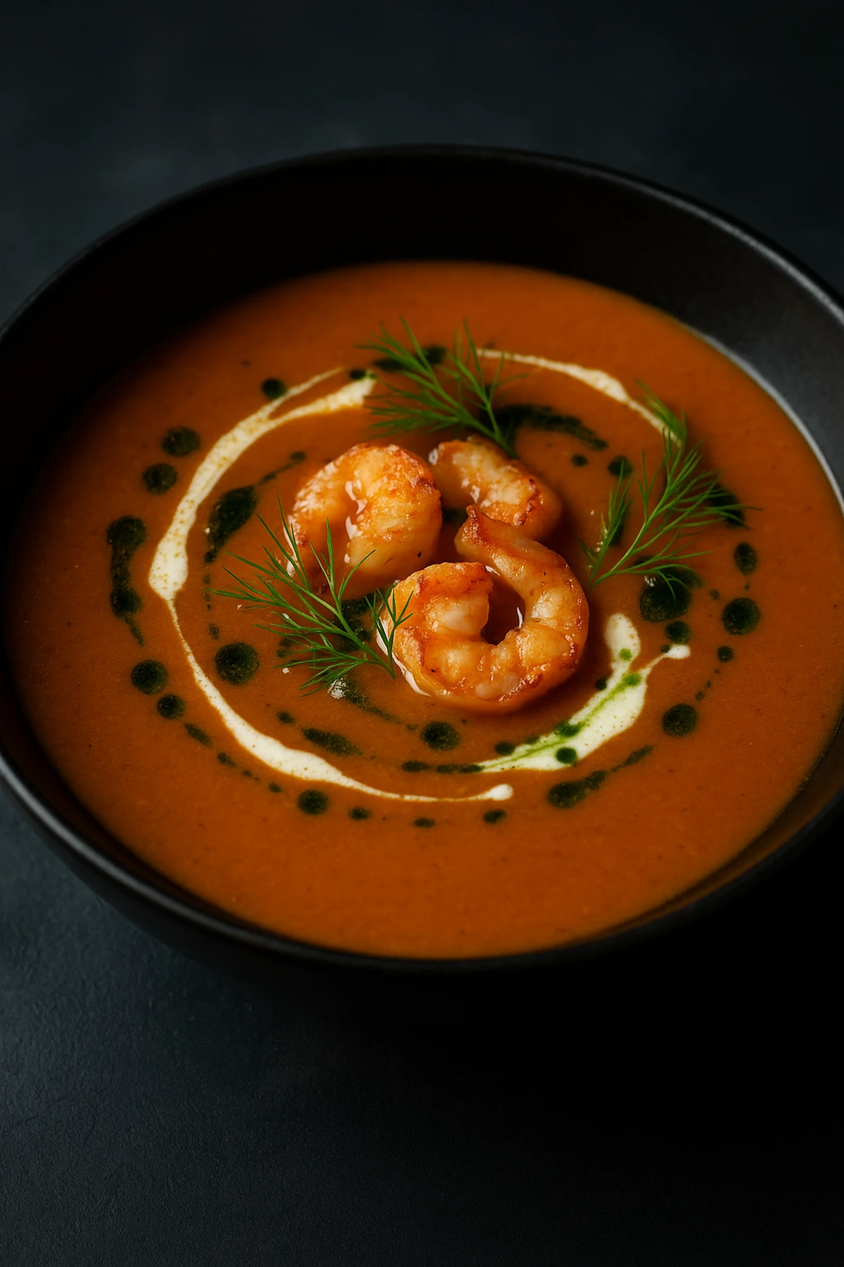Bisque od škampa s konjakom i komoračem 🦐🔥