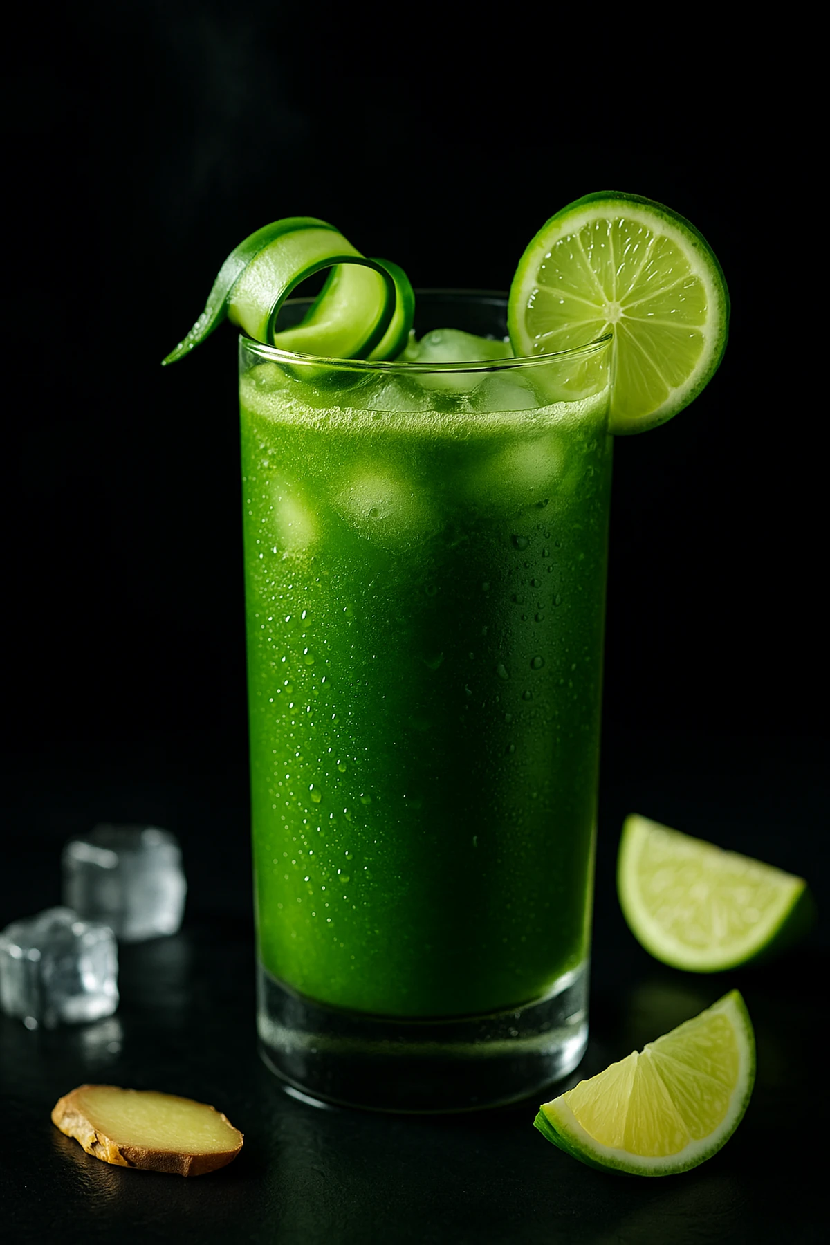 Detox zeleni eliksir sa đumbirom i spirulinom 🌿⚡