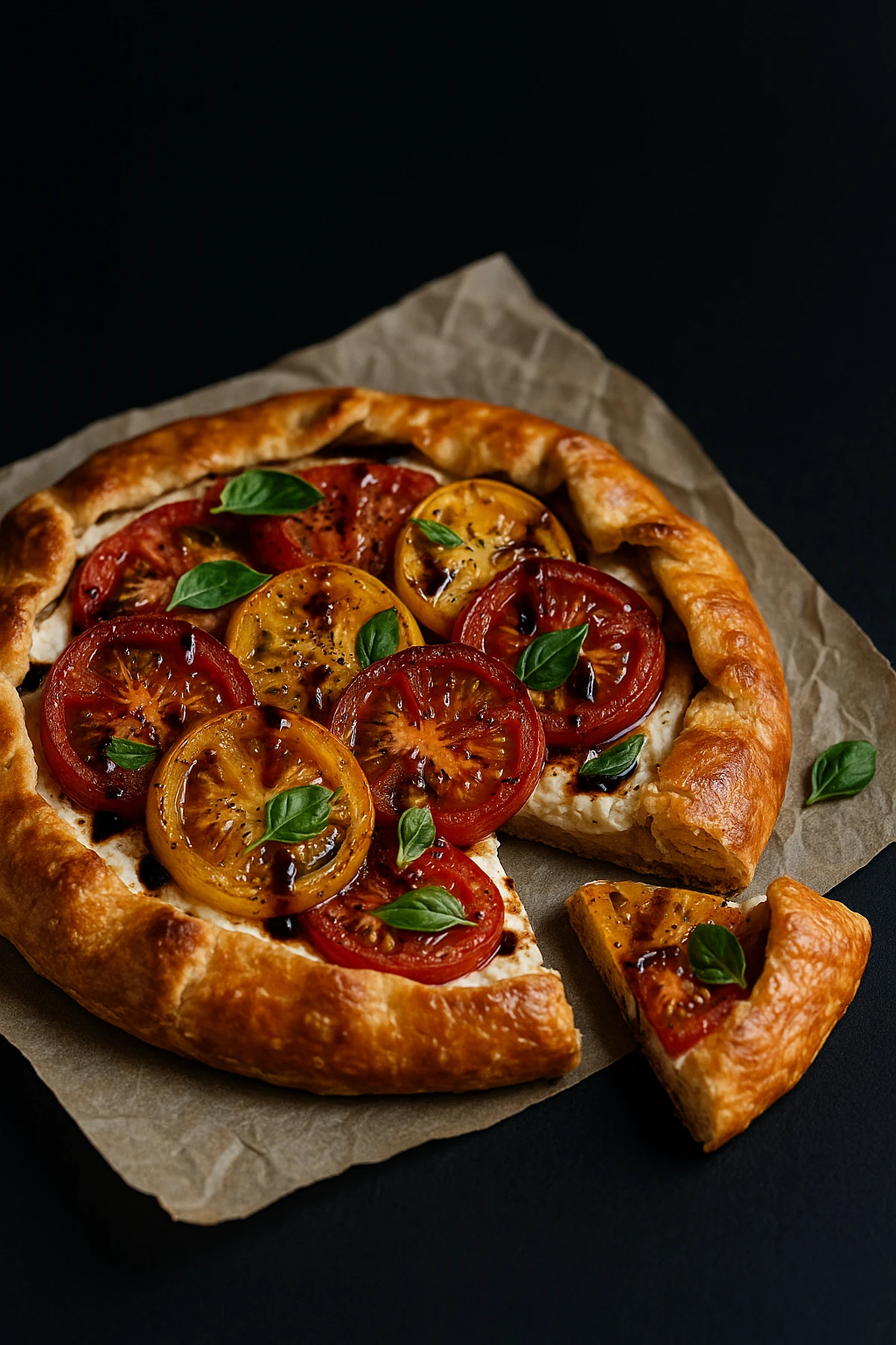 Rustična galeta od pečenog paradajza i rikote 🍅🥧