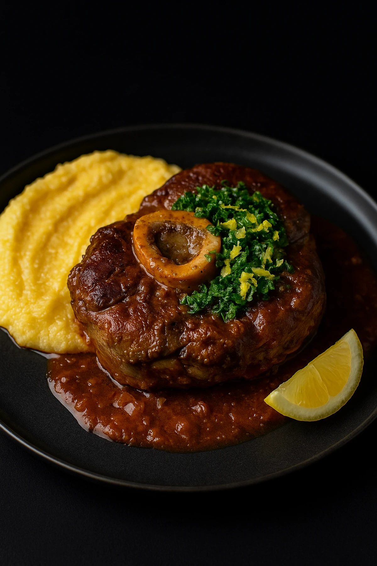 Osso buco alla milanese sa gremolatom 🥩🍋