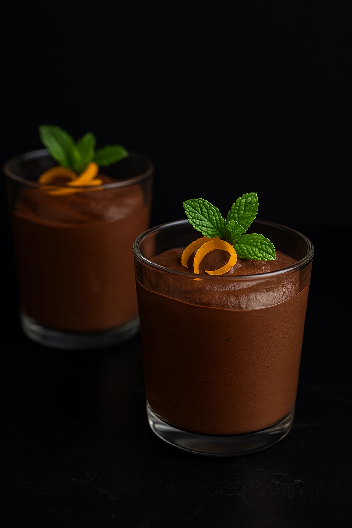 Posni čoko–mousse od aquafabe sa narandžom 🍫🍊
