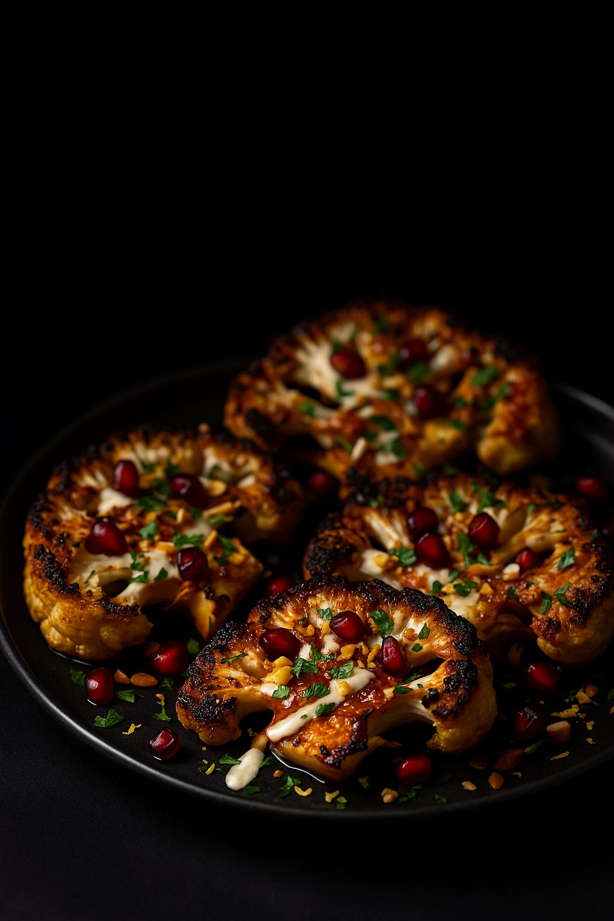 Karfiol “stejk” sa harisom i tahini dresingom 🔥🌿