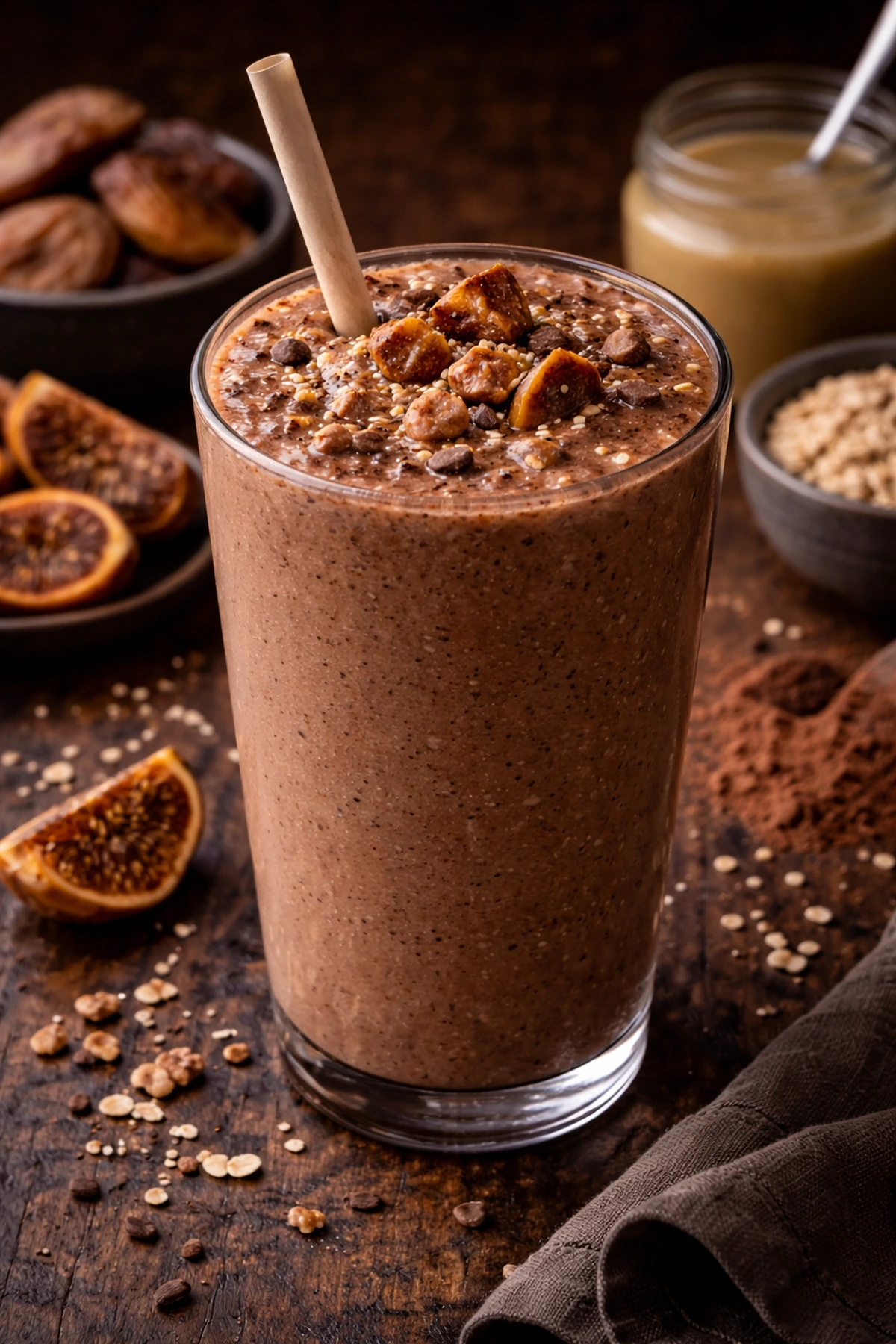 Smuti bomba sa smokvama, tahinijem i kakaom 🥤🌰