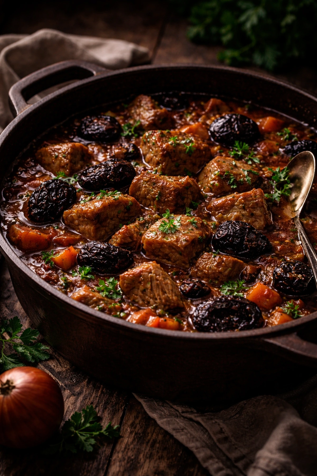 Teleći gulaš sa šljivama 🍖🍑