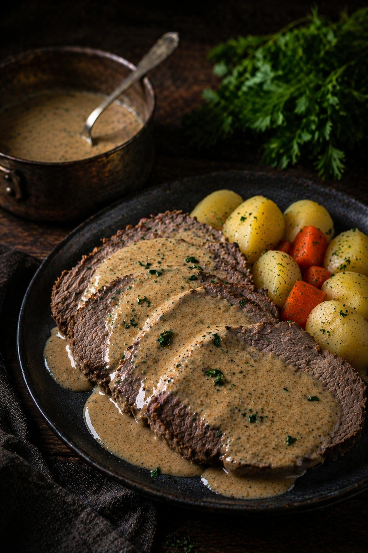 Topli sos od rena senfa i pavlake za kuvanu junetinu 🥩🥄