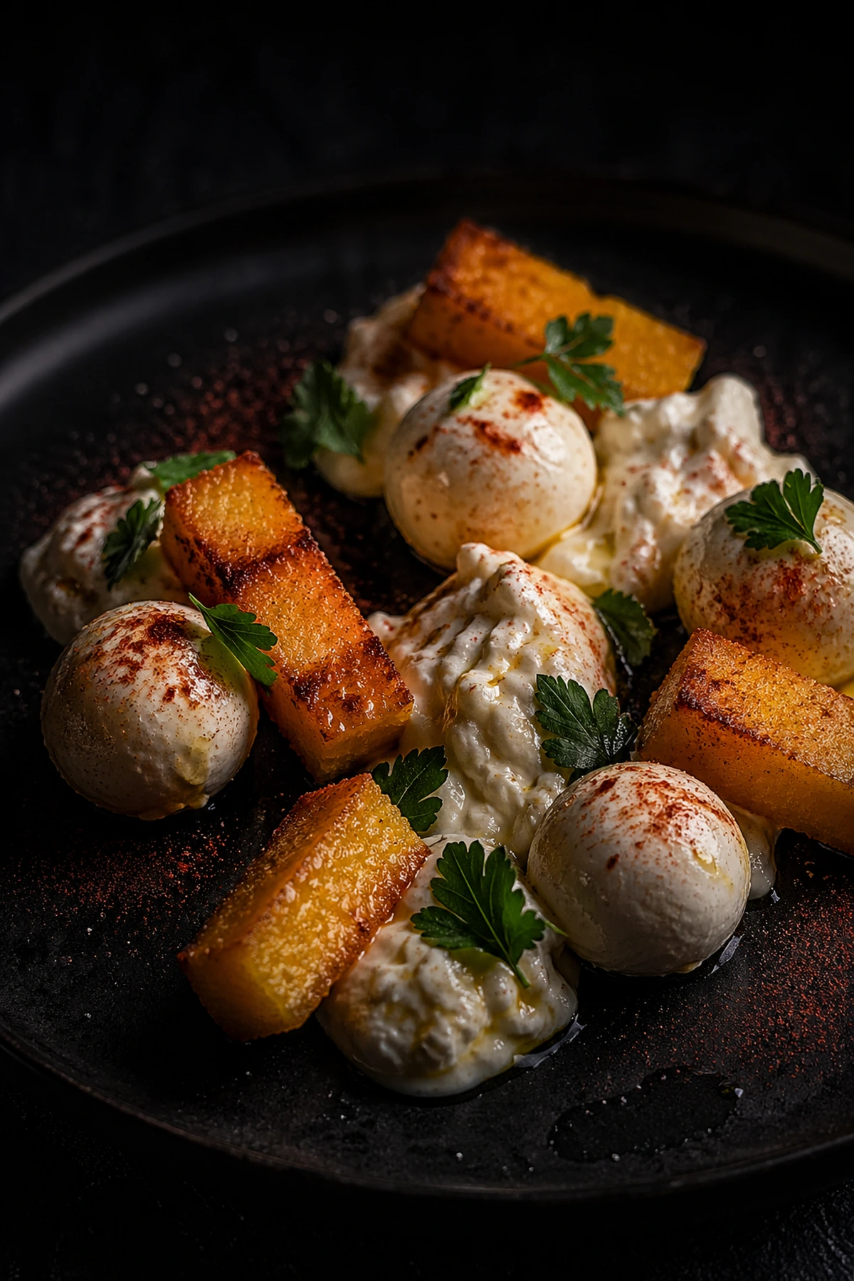 Belmuž kuglice sa kajmakom i hrskavom palentom 🧀🌽