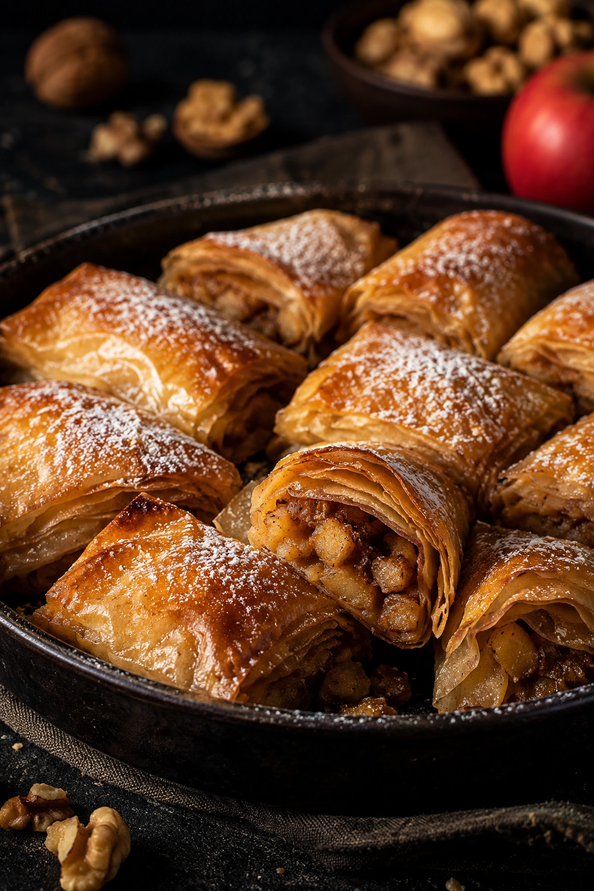 Posne rolnice sa jabukama orasima i cimetom 🍎🌰